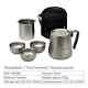 Tea Ceremony Camping Tableware Set Lightweight Titanium Coffee Pot Tea Kettle