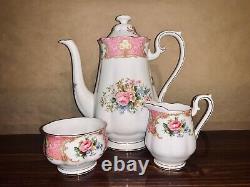 Tea/Coffee Set Teapot Royal Albert Lady Carlyle Excellent