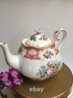 Tea/Coffee Set Teapot Royal Albert Lady Carlyle Excellent