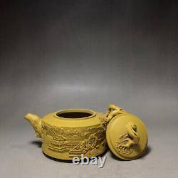 Tea Pot 220ml Chinese Yixing Zisha Clay Handmade Exquisite Teapot Landscape Set
