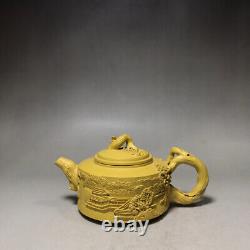 Tea Pot 220ml Chinese Yixing Zisha Clay Handmade Exquisite Teapot Landscape Set