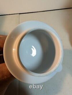 Tea Set Noritake Ireland Tea Pot Cream Sugar Lid Patience White Blue Silver trim