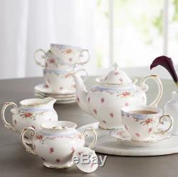 Tea Sets Women Vintage Porcelain Cups English Style Set Teapot Coffee Cup 11 Pcs