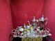 Tea Coffee Set Vintage Silver Plated Rr Roger's Cups Made In Indonesia 7pc Set