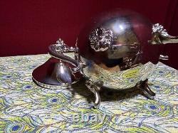 Tea coffee set vintage silver plated RR Roger's cups made in Indonesia 7pc set
