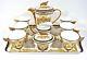 Tea Cup Set Gold Designed By European Artrans Tray, Saucer, Tea Pot, Versace Style