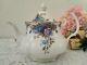 Tea Pot Moonlight Rose Royal Albert Medium Floral English Set England Porcelain