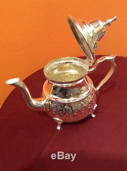Tea set Moroccan Essaouira handmade Tea set / Moroccan teapot/tea glasses