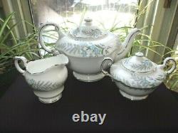 Teapot Cream Sugar Set Paragon England Bone China Finlandia