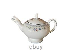Teapot & Lid Rosedale R4665 by Wedgwood It is 6 1/2 tall and holds 4 cups