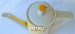 Teapot Set Yellow and White Marked OMC Japan Vintage / Retro
