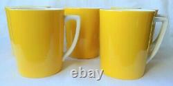 Teapot Set Yellow and White Marked OMC Japan Vintage / Retro