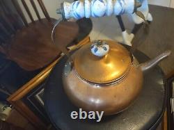Teapots and cup, 2 tea pots cup. Copper as a set