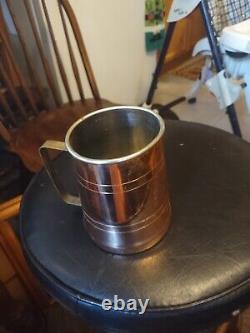 Teapots and cup, 2 tea pots cup. Copper as a set