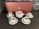 Teavana Orchid Tea Set Bisque Porcelain Tea Pot, Cup, Saucers