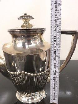 Teeservice tea set 925 SILBER silver Kaffee Kanne pot Zuckerdose Milchkanne bowl