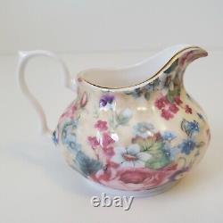 The Butchart Gardens MINIATURE Chintz Tea Set Teapot Sugar Creamer