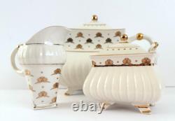 The Met x Anthropologie Stoneware Set of Tea Pot Creamer & Sugar Bowl New