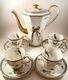 Theodore Haviland Limoges Paradise France China Tea Set 10 Piece Teapot Tea Cups