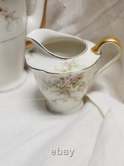 Theodore Haviland NY Rosalinde Floral Tea Pot Set Creamer Sugar