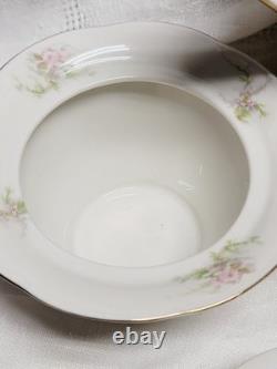 Theodore Haviland NY Rosalinde Floral Tea Pot Set Creamer Sugar