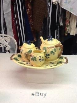 Tiffany Ceramic Tea Set with Tray Portugal