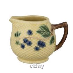 Tiffany & Co. Blackberries Pattern Majolica Teapot Creamer Sugar Bowl Tea SET