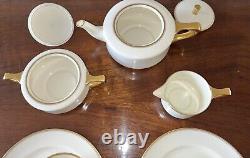Tiffany & Co Porcelain Tea Set by Lenox USA Tea Pot Sugar Bowl Creamer Cup/Sauce