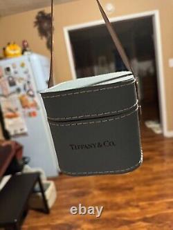 Tiffany. Co Tea Cup Sets Blue Two Cups and a Tea Pot With Bag Elegant Gift 3PCS