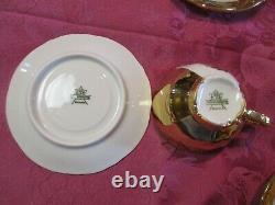 Tirschenreuth Bavaria Courting Couple Set Teapot Cups Platter Creamer Sugar