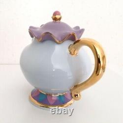 Tokyo Disney Resort Beauty and the Beast Mrs. Potts Tea Pot & Chip Tea Cup Set