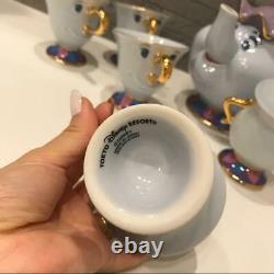 Tokyo Disney Resort Limited Beauty and The Beast Mrs. Potts Chip Teapot Cup set