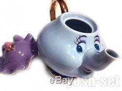 Tokyo Disneyland Limited Beauty and the Beast Teapot Tea cup set From Japan