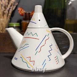 Toscany Collection Memphis Mid Century Postmodern Teapot Made in Japan RARE