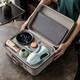 Travel Tea Set With Tea Box Porcelain Tea Pot Canister Jianzhan Cup Tea Mat New