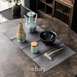 Travel Tea Set With Tea Box Porcelain Tea Pot Canister Jianzhan Cup Tea Mat New