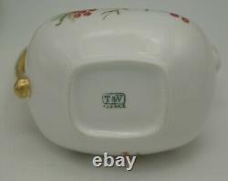 Tressemann Vogt Limoges Tea Set Teapot Creamer 2 Cups Hollyberry Small