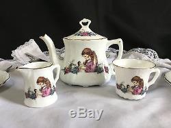 United Federation of Doll Clubs UFDC Reutter Porcelain Tea Set Germany- PERFECT