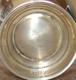 Unused Gorham Sterling Silver Coffee Tea Set 451 Pot 511C Sugar Bowl 512 Creamer