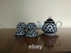 Uzbek / Uzbekistan PAHTAGUL / cotton Teapot / tea Set. Made in Uzbekistan
