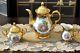 Vintage 24 Kt Gold Porcelain Stw Bavaria Germany Coffee Tea Sugar Creamer Set