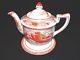 Vintage 4 Cup Tea Pot With Under Plate Hand Painted Made In Japan