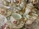 Vintage Royal Japan Sealy Tea Pot Creamer Sugar Cup Saucer Set For 6 Gold Rim