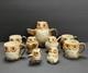 Vtg 80s Otagiri Owl Tea Set By Mary Ann Baker 9 Pc Ceramic Teapot, Mugs & More