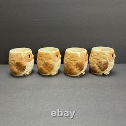 VTG 80s Otagiri Owl Tea Set by Mary Ann Baker 9 Pc Ceramic Teapot, Mugs & More
