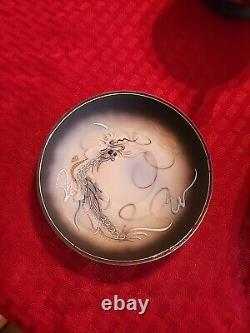 VTG Hadson Japan Moriage Dragonware Tea Service for 6