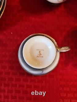 VTG Hadson Japan Moriage Dragonware Tea Service for 6