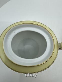 VTG Noritake Teapot, Lid Floral Rim, Gold Filigree & Trim Creamer &Sugar Japan