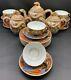 Vtg Porcelain Dragon Ware Moriage Satsuma Tea Set Teapots Lithophane Geisha 688