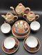 Vtg Porcelain Dragon Ware Moriage Satsuma Tea Set Teapots Lithophane Geisha 696